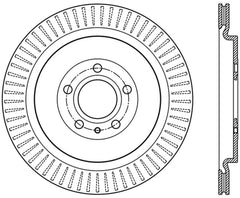 StopTech Premium High Carbon 13-14 Ford Mustang/Shelby GT500 Right Rear Disc Slotted Brake Rotor