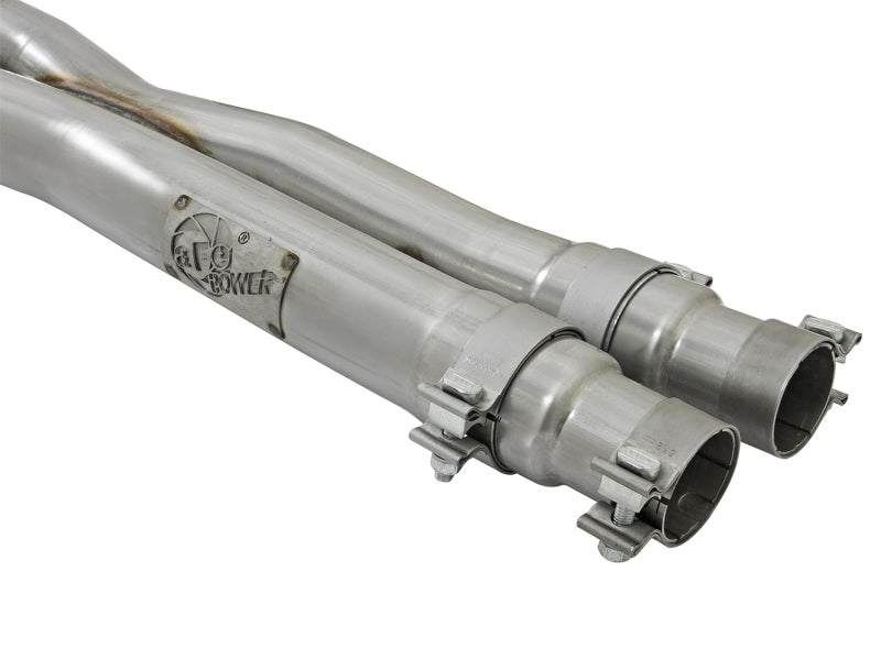aFe MACH Force XP 3in 304 SS Sport Tone Cat-Back w/ Black Tips 15-17 Ford Mustang V6-3.7L/V8-5.0L (view 9)