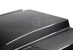 Anderson Composites 15-17 Ford Mustang (Excl. GT350/GT350R) Double Sided Carbon Fiber Cowl Hood (view 6)