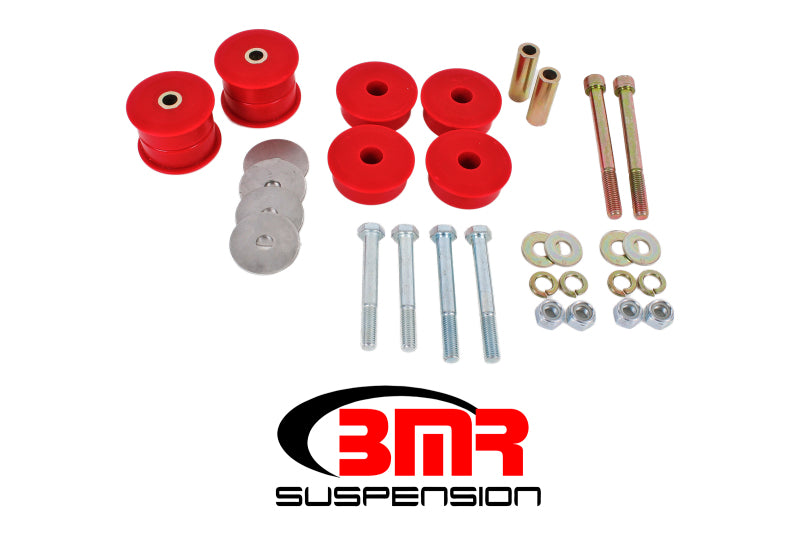 BMR 15-17 S550 Mustang Differential Bushing Kit (Polyurethane) - Red Main image