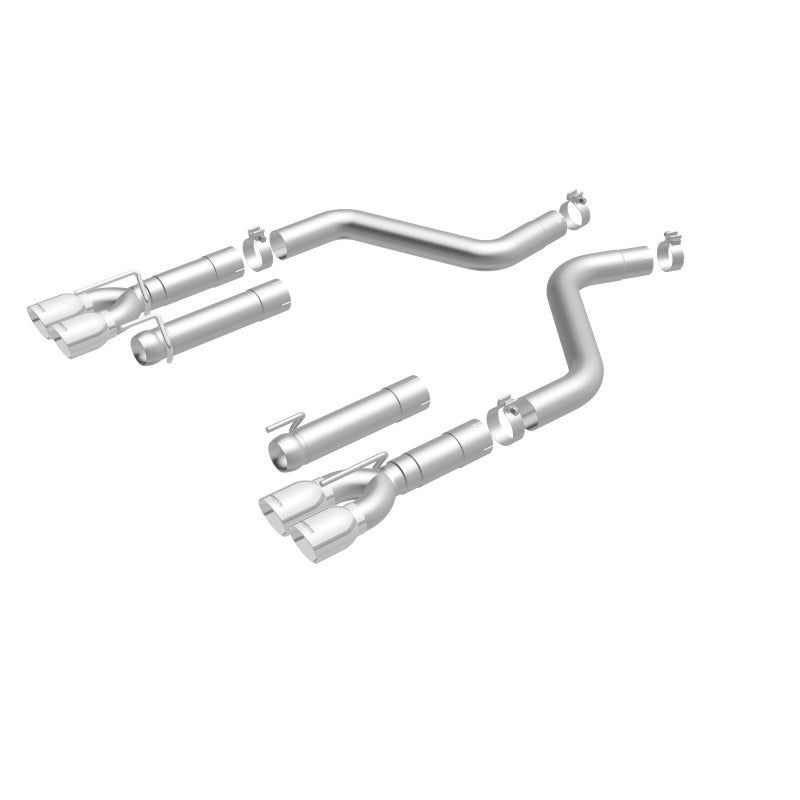 MagnaFlow Axle-Back, SS, 3in, Quad Split Rear 3.5 Tips 2015 Dodge Challenger incl SRT Hellcat (view 38)