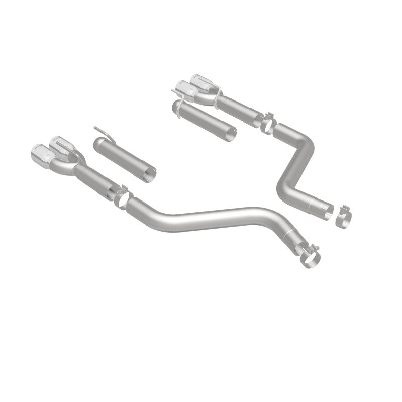 MagnaFlow Axle-Back, SS, 3in, Quad Split Rear 3.5 Tips 2015 Dodge Challenger incl SRT Hellcat (view 39)