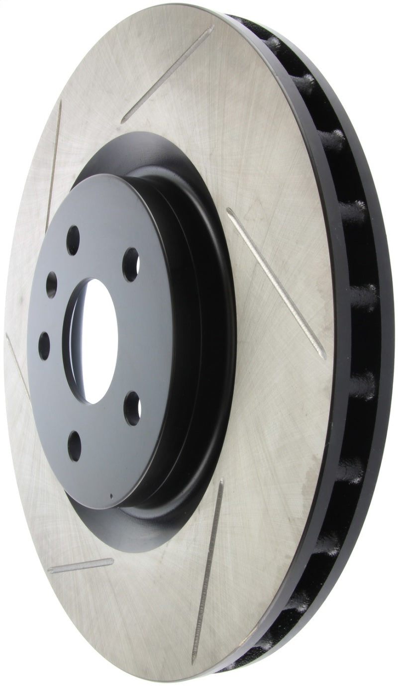 StopTech Power Slot 10 Camaro SS 8cyl / 09 Pontiac G8 GXP Front Right Slotted Rotor (view 5)