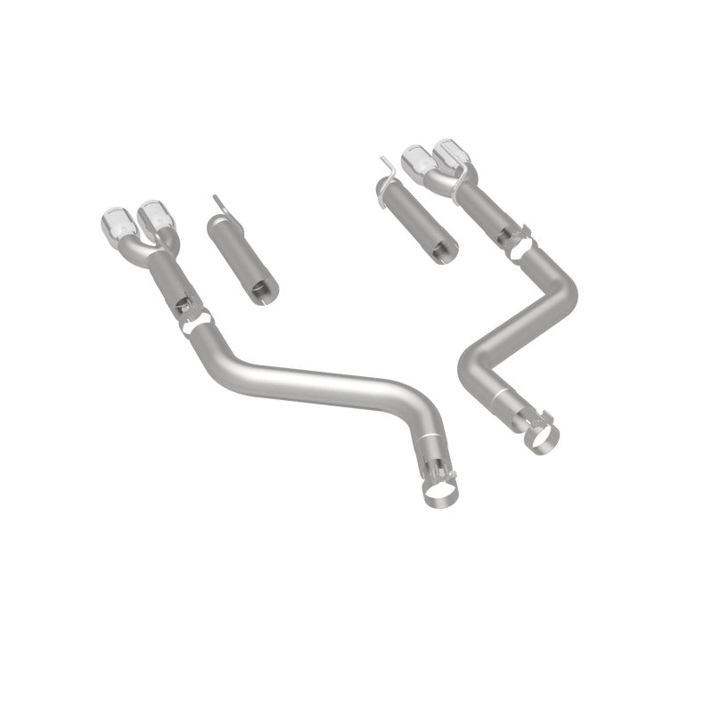 MagnaFlow Axle-Back, SS, 3in, Quad Split Rear 3.5 Tips 2015 Dodge Challenger incl SRT Hellcat (view 40)