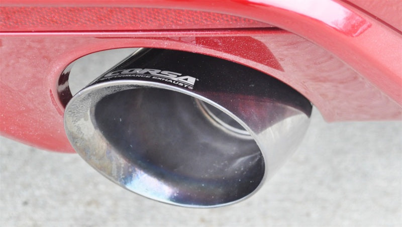 Corsa 2015 Ford Mustang GT 5.0 3in Cat Back Exhaust, Polish Dual 4.5in Tip (Xtreme) (view 3)