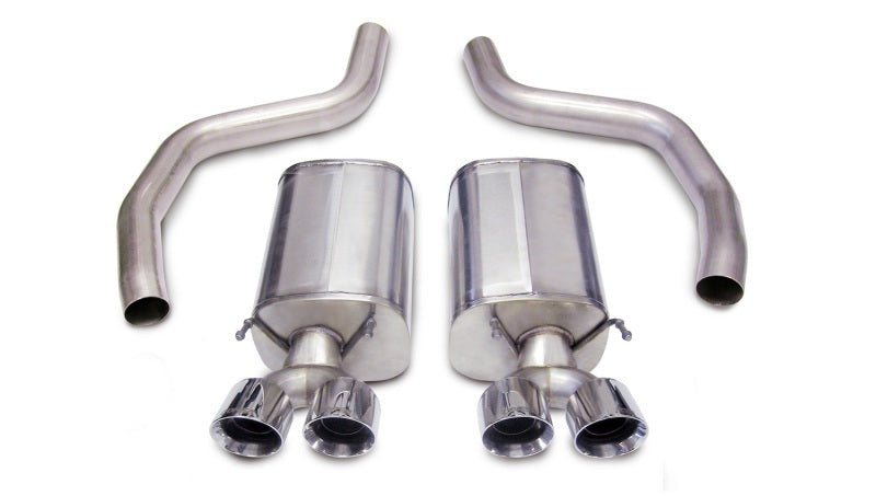 Corsa 06-13 Chevrolet Corvette C6 Z06 7.0L V8 Polished Sport Axle-Back Exhaust Main image
