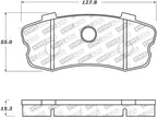 StopTech Performance 06-09 Chevy Corvette Z06 Rear Brake Pads