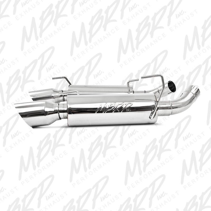 MBRP 05-10 Ford Mustang GT 5.0/Shelby GT500 Dual Mufflers Axle Back Split Rear T304 (view 11)