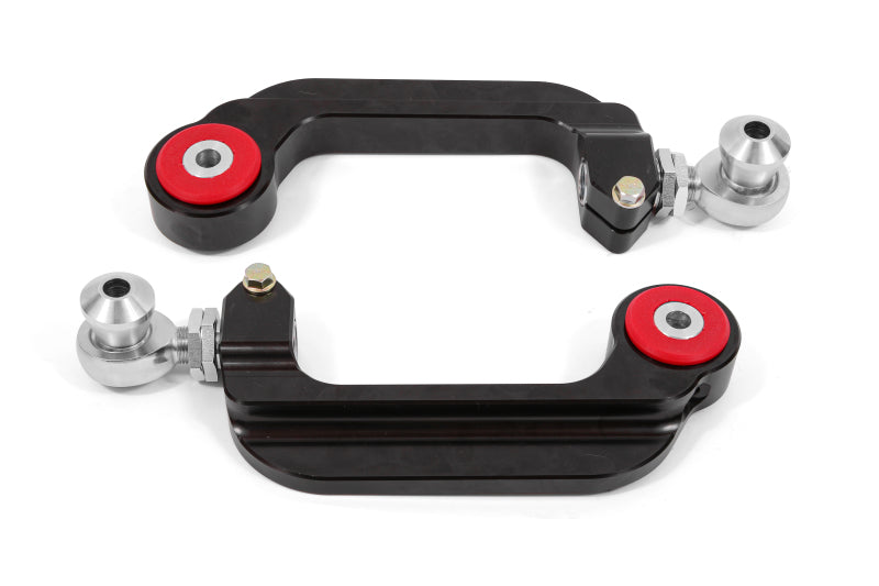 BMR 15-18 S550 Mustang Billet Aluminum Camber Links Adjustable (Poly/Rod ends) - Black Anodized Main image