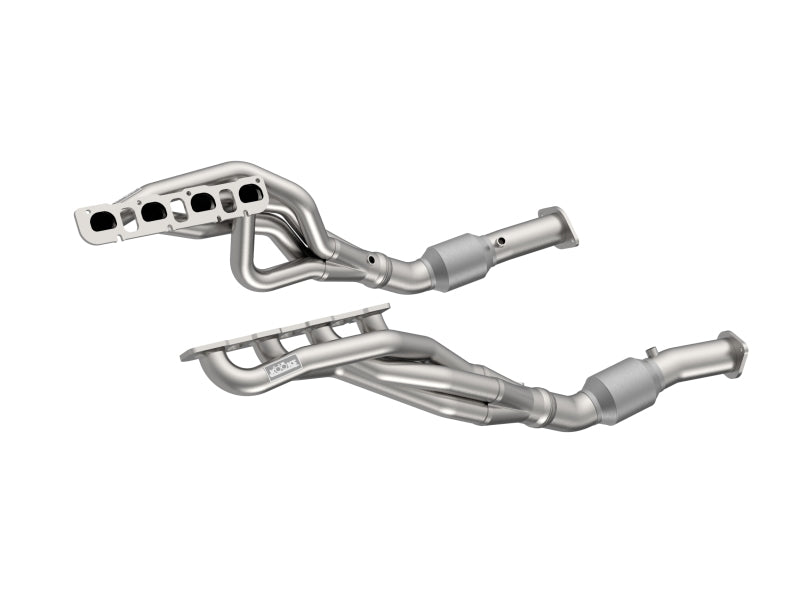 Kooks RAM TRX 1 7/8in x 3in Long Tube Headers 3in x OEM H.O. Green Connections (view 2)
