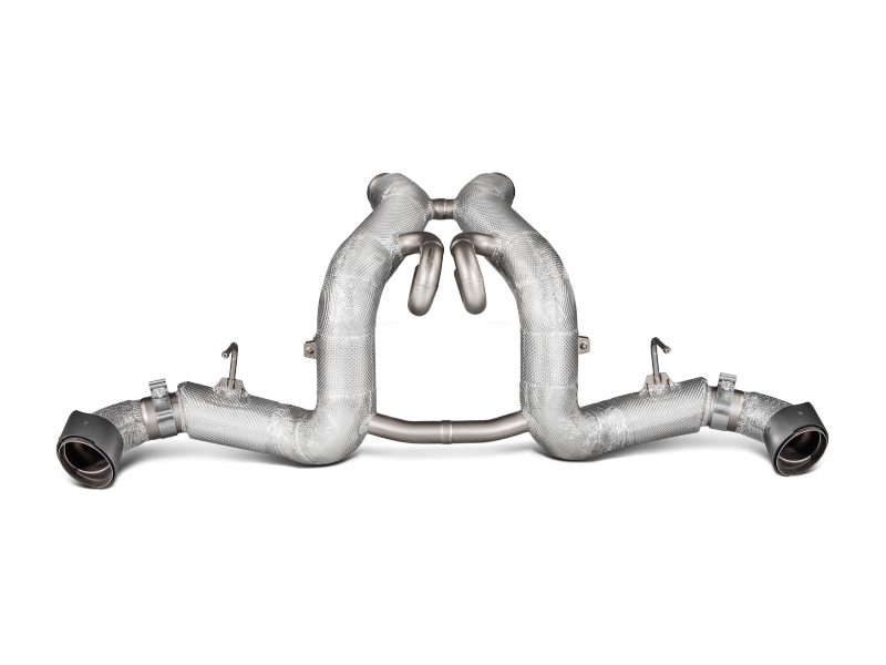 Akrapovic 16-17 McLaren 540C 570S Slip-On Line (Titanium) w/ Carbon Tips Main image