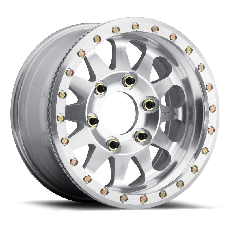 Method MR101 Beadlock 17x9 -12mm Offset 6x135 87mm CB Raw Machined w/BH-H24125 Wheel Main image