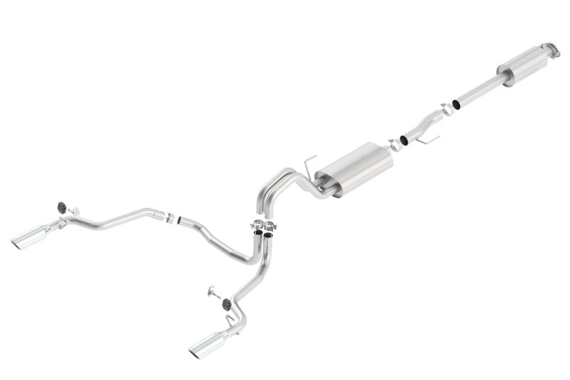 Borla 15-16 Ford F-150 2.7L/3.5L V6 / 5.0L V8 Ext. Cab Std. Bed CB Exh Touring Single Split Rear Ext (view 2)