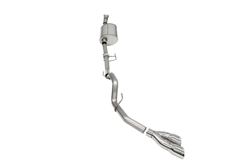 Corsa 2021-2022 Ford F-150 SuperCab/6.5in Bed 3.5L V6 Sport Cat-Back Single Side Exit-Polished Main image