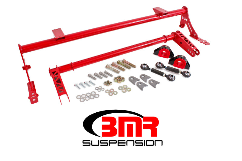 BMR 05-14 S197 Mustang Rear Bolt-On Hollow 35mm Xtreme Anti-Roll Bar Kit (Polyurethane) - Red Main image