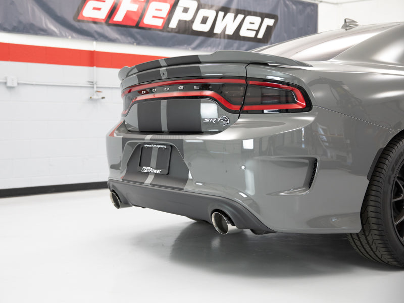 aFe MACH Force-XP 4-1/2in Polished OE Replacement Exhaust Tips - 15-19 Dodge Charger/Hellcat (view 3)