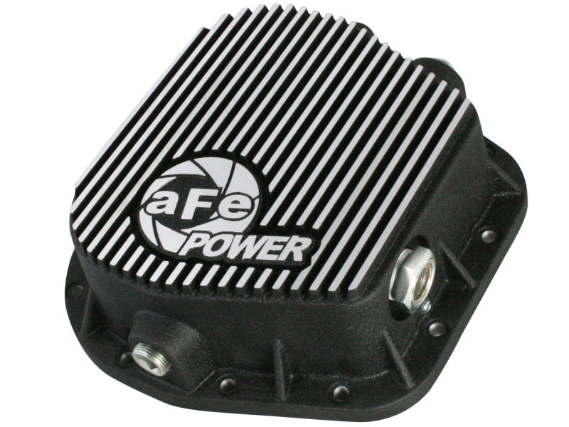 aFe Power Rear Differential Cover (Machined) 12 Bolt 9.75in 11-13 Ford F-150 EcoBoost V6 3.5L (TT) Main image