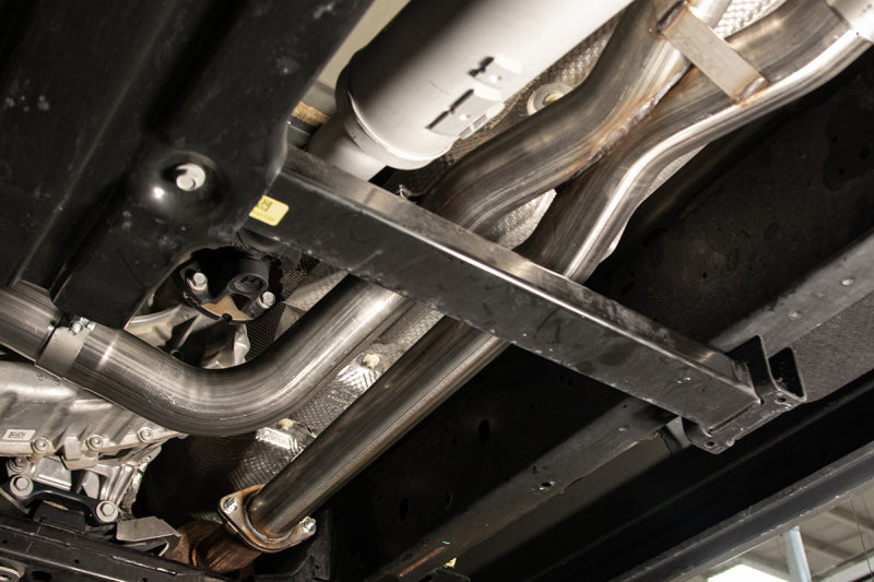 Corsa 21-22 Dodge Ram TRX Crew Cab Xtreme Catback Exhaust Dual Rear Gunmetal Tip (view 8)