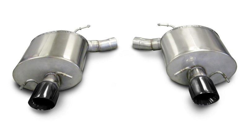 Corsa 09-13 Cadillac CTS Sedan V 6.2L V8 Black Touring Axle-Back Exhaust Main image