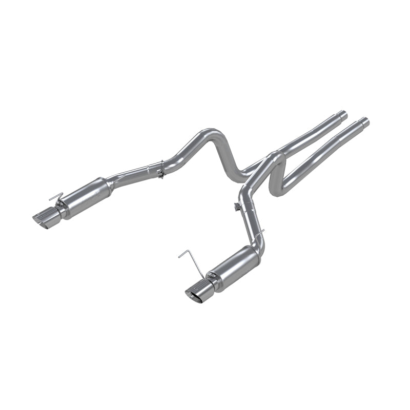 MBRP 05-09 Ford Mustang GT 4.6L Dual Split Rear Race Version AL/ 3in Cat Back Exhaust System (view 3)
