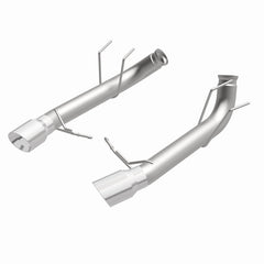 MagnaFlow 13 Ford Mustang Dual Split Rear Exit Stainless Axle-Back Cat Back Exhaust (Competition)