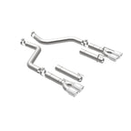 MagnaFlow Axle-Back, SS, 3in, Quad Split Rear 3.5 Tips 2015 Dodge Challenger incl SRT Hellcat (view 42)