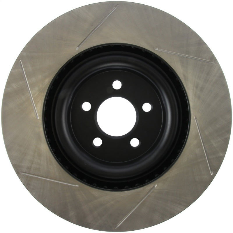 StopTech 2015 Ford Mustang GT w/ Brembo Brakes Left Front Slotted Brake Rotor (view 5)