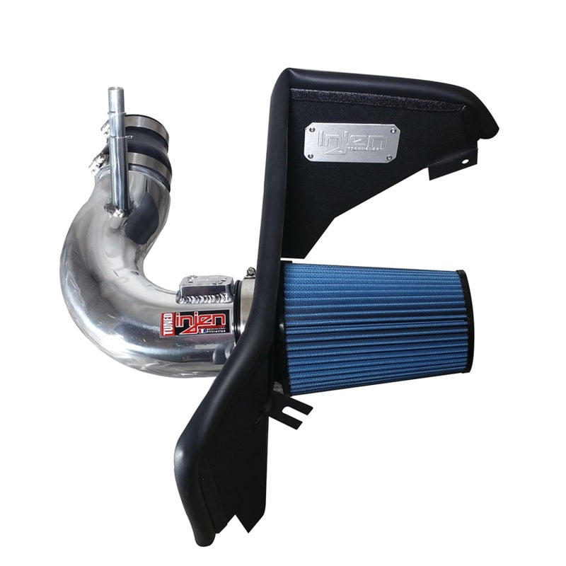 Injen 2016+ Chevy Camaro 2.0L Wrinkle Black Power-Flow Air Intake System (view 2)