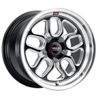 Weld S152 15X10 Laguna Drag 5X115 ET22 BS6.4 Gloss Black MIL Dia 78.1 (view 2)