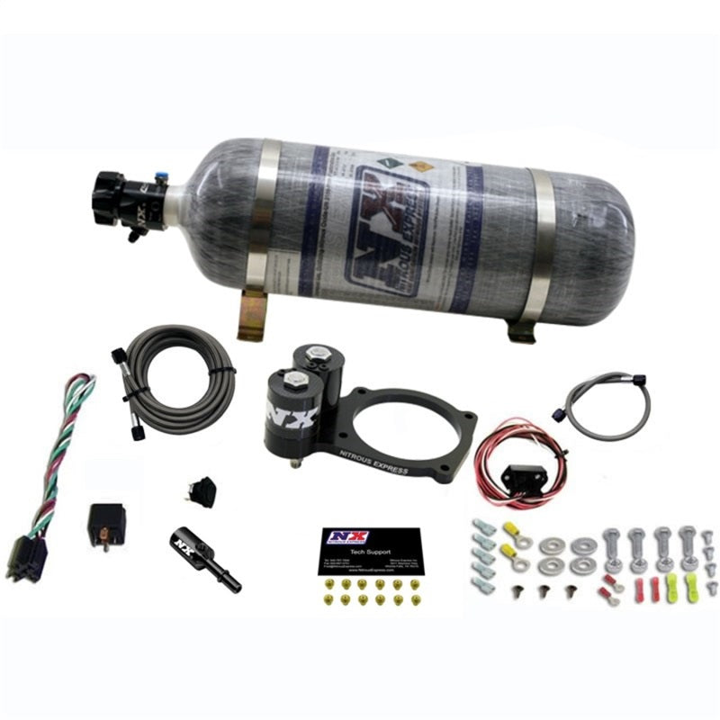 Nitrous Express Dodge Hellcat/Demon Nitrous Plate Kit w/12lb Bottle Main image