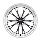 Weld Belmont Drag 18x5 / 5x120 BP / ET-23 BS2.1 Gloss Black MIL DIA 78.1 (view 3)