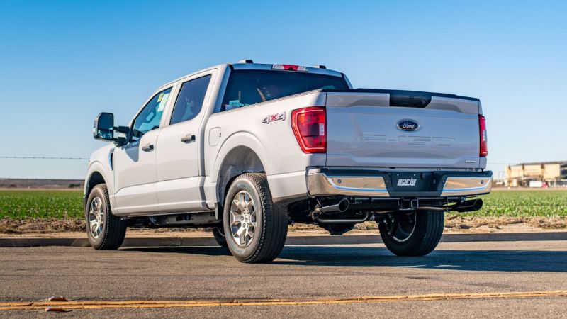 Borla F-150 2021 2.7L/3.5L 4dr CC SB EC STB Lar/KingR/Plnm/LTD 3/2.25 SRE CB Touring BLK CHR Tips (view 5)