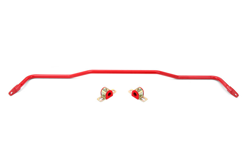 BMR 15-22 S550 Mustang Sway Bar Kit Rear Hollow 22mm Non-Adjustable Red Main image
