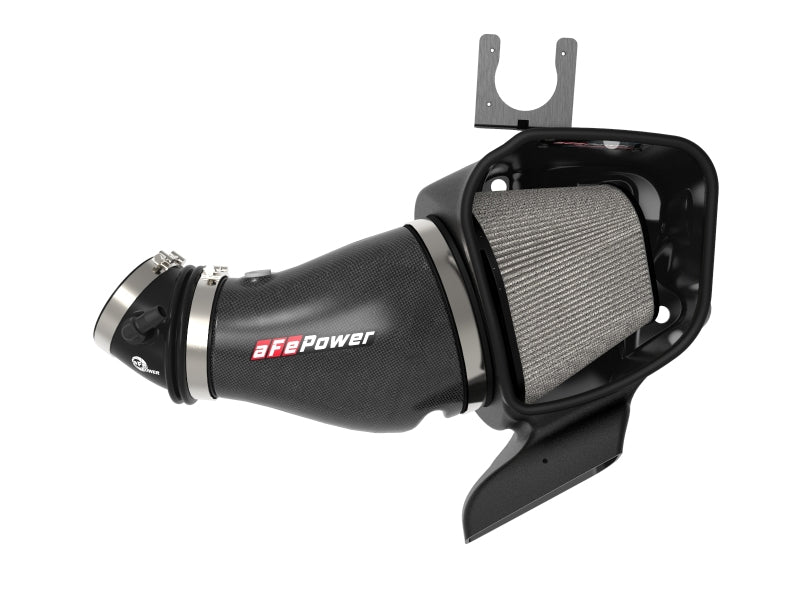 aFe Track Series Carbon Fiber Pro Dry S AIS - 19-20 Jeep Grand Cherokee Trackhawk 6.2L (view 10)