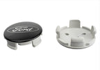 Ford Racing Car Black and Chrome Wheel Cap (view 8)