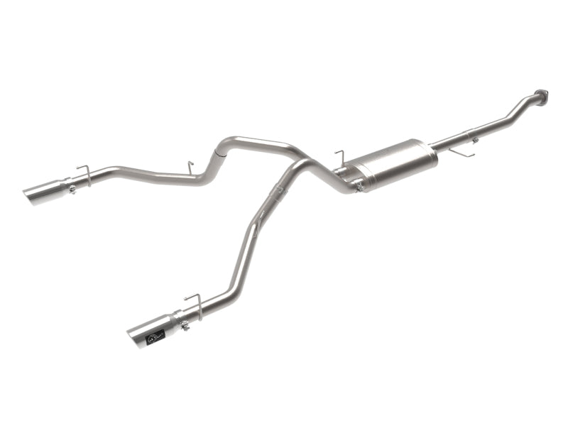 aFe Vulcan Series 3in 304SS Cat-Back w/ Polished Tips 15-20 Ford F-150 V6 2.7L/35L(tt) / V8 5.0L Main image