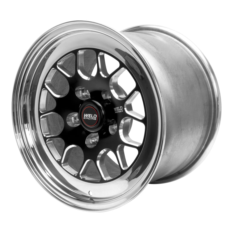 Weld S77 15x10 / 5x4.5 BP / 7.5in. BS Black Wheel (Medium Pad) - Non-Beadlock Main image
