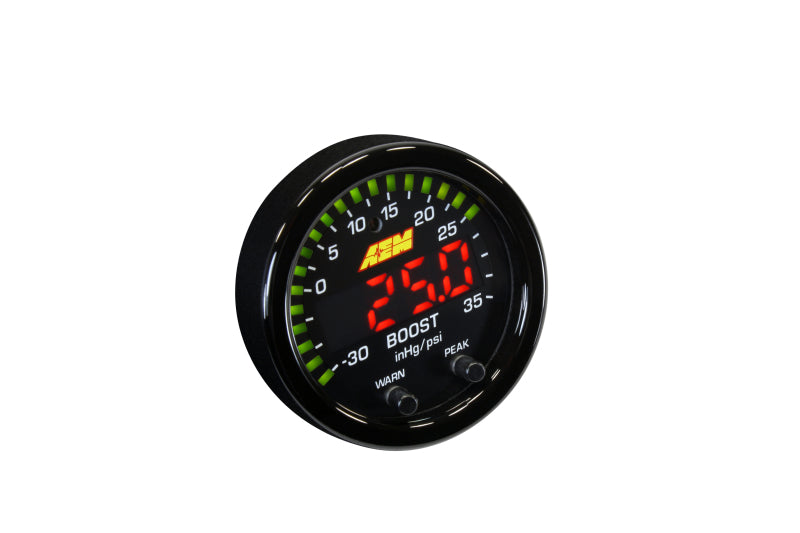 AEM X-Series Boost Pressure -30inHg 35psi Gauge (view 8)