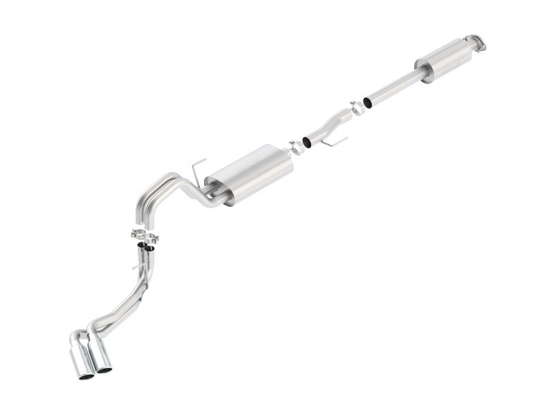 Borla 15-16 Ford F-150 3.5L EcoBoost Ext. Cab Std. Bed Catback Exhaust Touring Truck Side Exit (view 2)