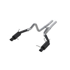 MBRP 11-14 Ford Mustang GT 5.0L 3in Cat Back Dual Split Rear Street Version 4in Tips - Black (view 3)