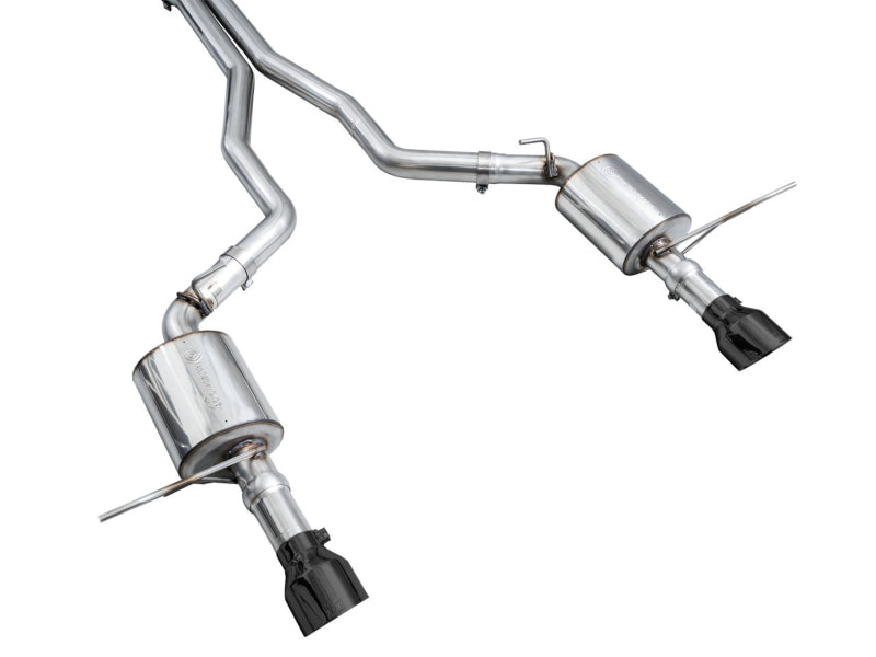 AWE Tuning 18-23 Dodge Durango SRT & Hellcat Touring Edition Exhaust - Diamond Black Tips (view 14)