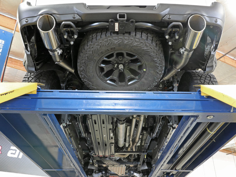 aFe Vulcan Series 3in 304SS Cat-Back Exhaust 21+ Ram 1500 TRX V8-6.2L w/ Black Tips (view 2)