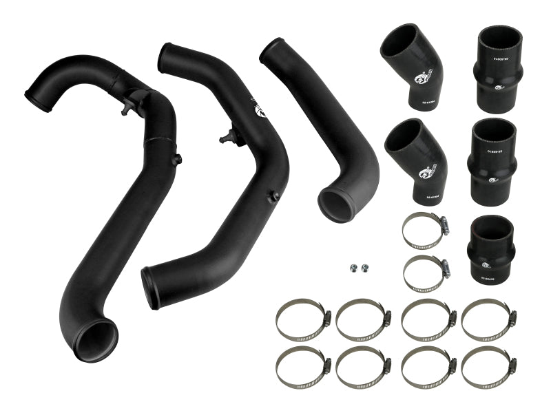aFe Bladerunner Intercooler Tubes Hot Side 2.5in 17-20 Ford F-150 Raptor V6 3.5L(tt) (view 6)
