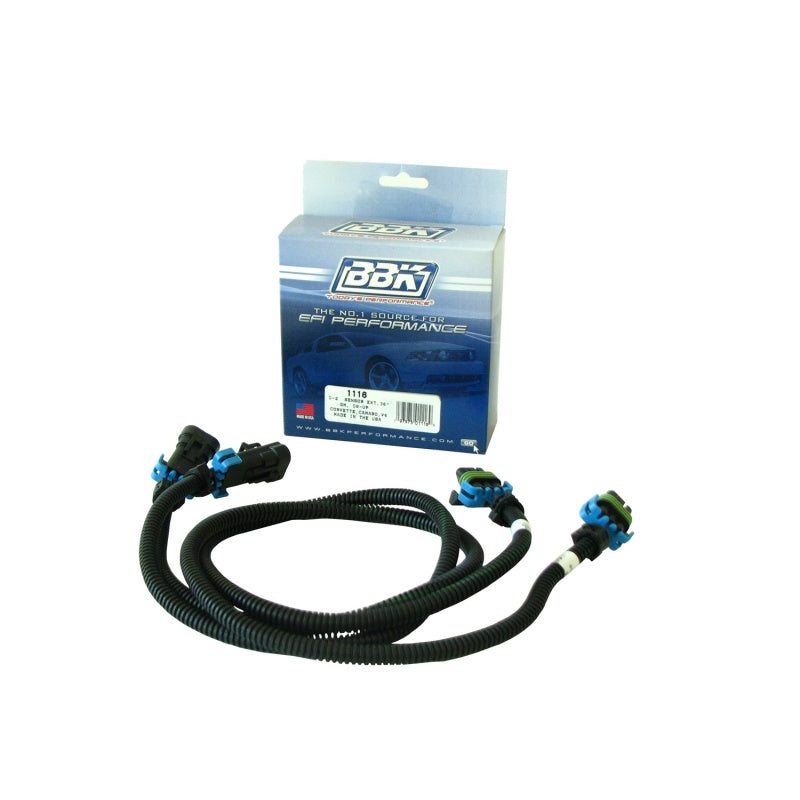 BBK 08-15 GM Corvette Camaro O2 Sensor Wire Harness Extensions 36 (pair) (view 3)