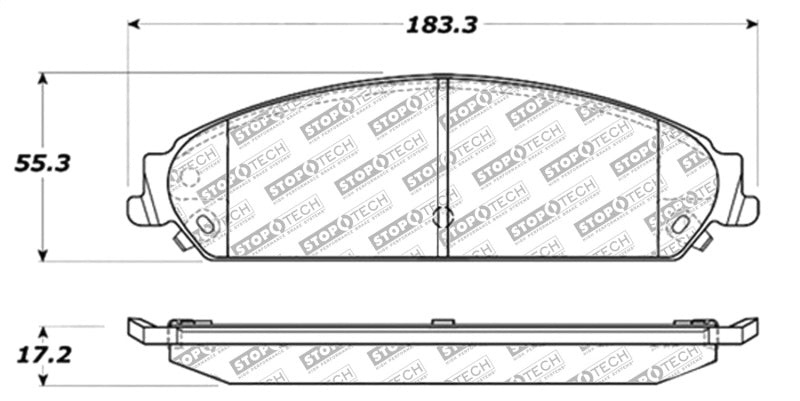 StopTech Street Select Brake Pads - Front/Rear Main image