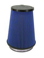 Airaid 10-14 Ford Mustang Shelby 5.4L Supercharged Direct Replacement Filter - Oiled / Blue Media (view 2)