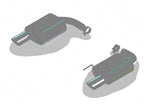 Borla Atak S Rear Section 15-17 Ford Mustang GT 5.0L V8 MT/AT 2.5in pipe 4in tip (view 2)
