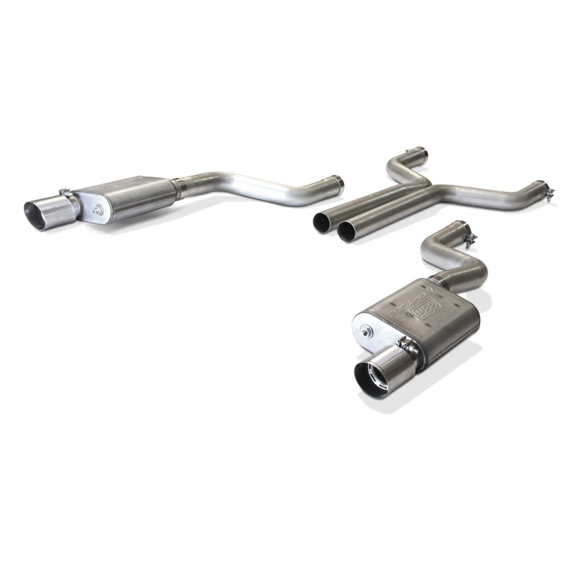 BBK 2015-16 Mustang GT Varitune Complete Cat Back Exhaust System (Includes Resonator Delete X-Pipe) (view 3)
