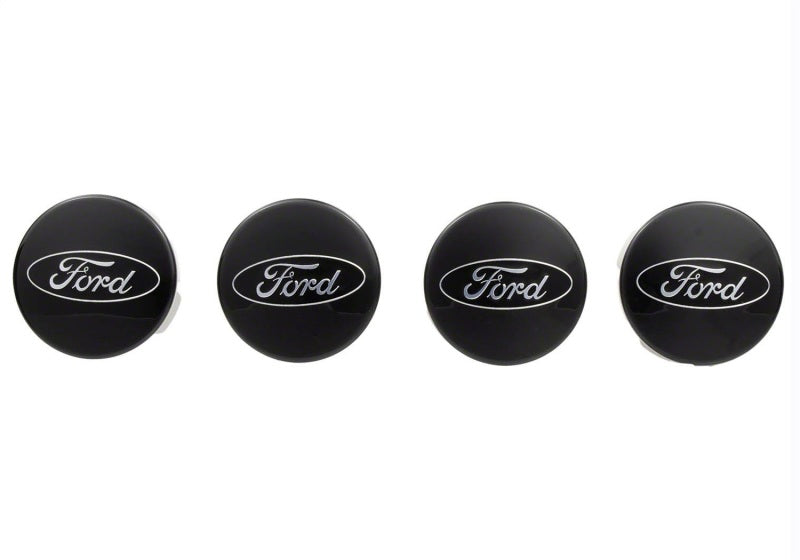Ford Racing Car Black and Chrome Wheel Cap (view 9)