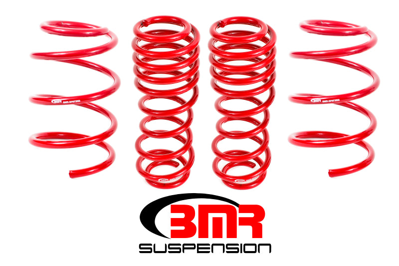 BMR 07-14 Shelby GT500 Lowering Springs (Set Of 4) - Red Main image